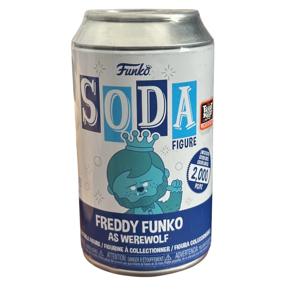 Funko Pop! Fright Night 2022 Freddy Funko‎ As Werewolf Soda LE 2000Pcs Sealed